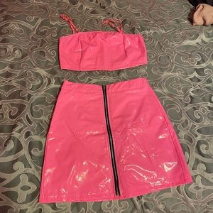 two piece skirt set